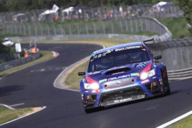 SUBARU WRX STI Equipped with FALKEN Tires Finishes First in the SP3T Class at the 46th ADAC Zurich 24h-Race Nurburgring